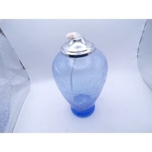 Natural Wonders Celestial Oil Lamp Gift Set‎ Blue Glass Star Design Home Decor